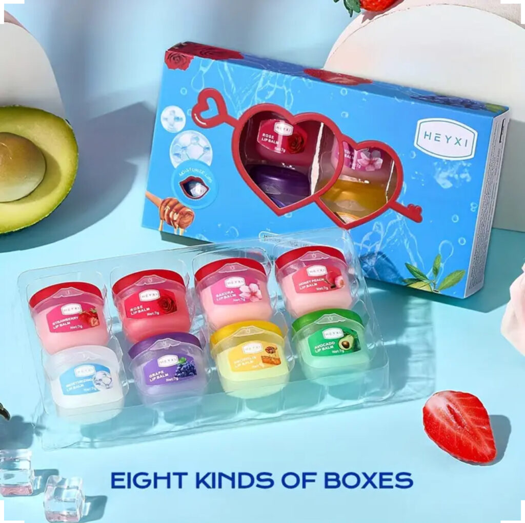 Lip Balm Gift Set – 8 Fruity Flavours