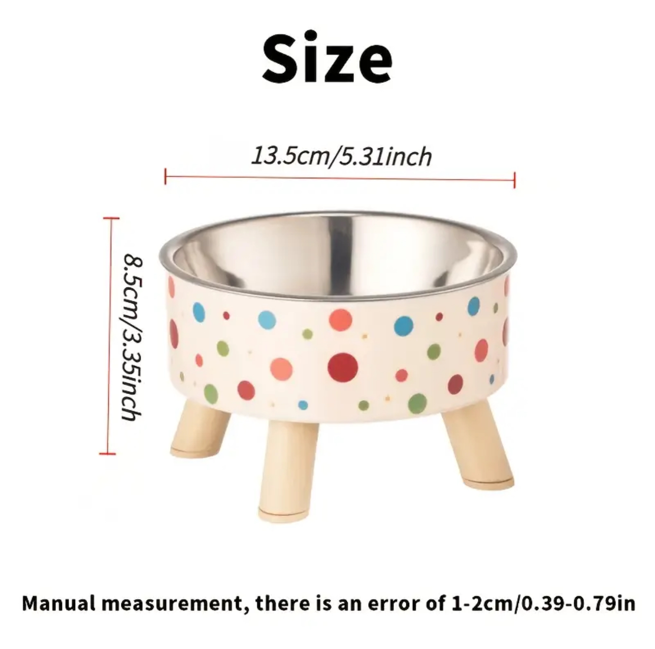 Raised Dual Pet Bowl Set – Stainless Steel Food & Water Bowls - Image 3