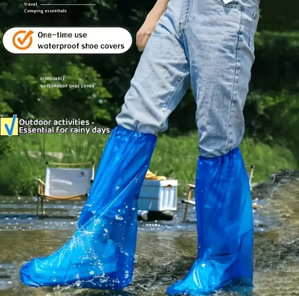Disposable Waterproof Shoe Covers – Tall Boot Style (30 piece pack)