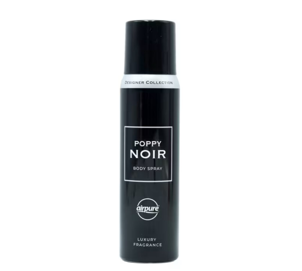 Airpure Poppy Noir Body Spray for Women – Luxury Fragrance (100ml)