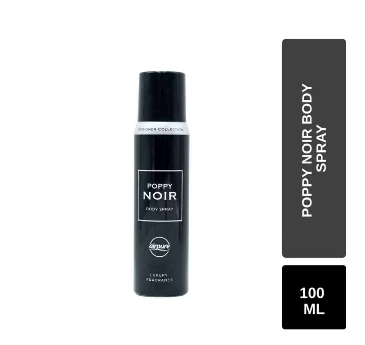 Airpure Poppy Noir Body Spray for Women – Luxury Fragrance (100ml) - Image 2