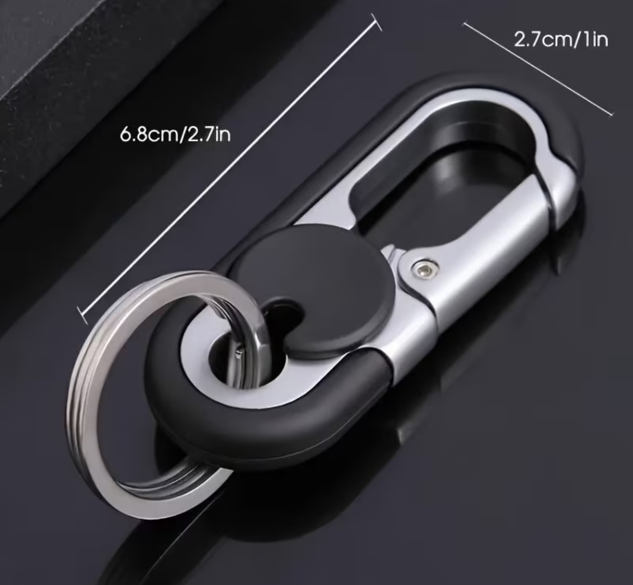Carabiner Keychain – Metal Clip Hook