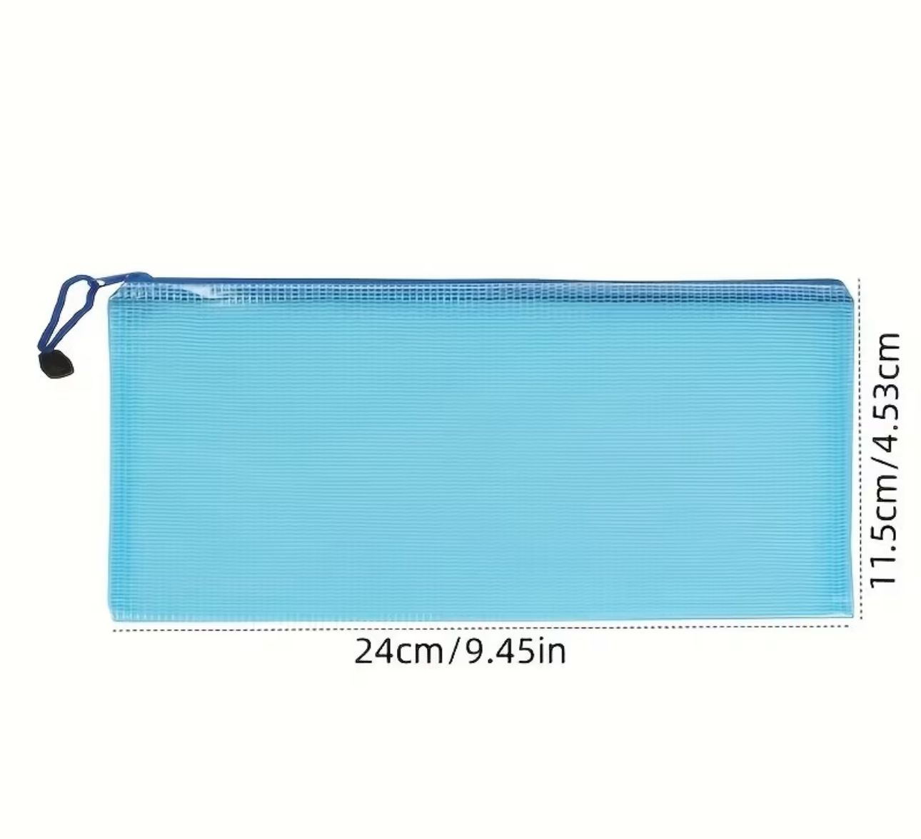 Zippered Mesh Pencil & Document Pouch - Image 2