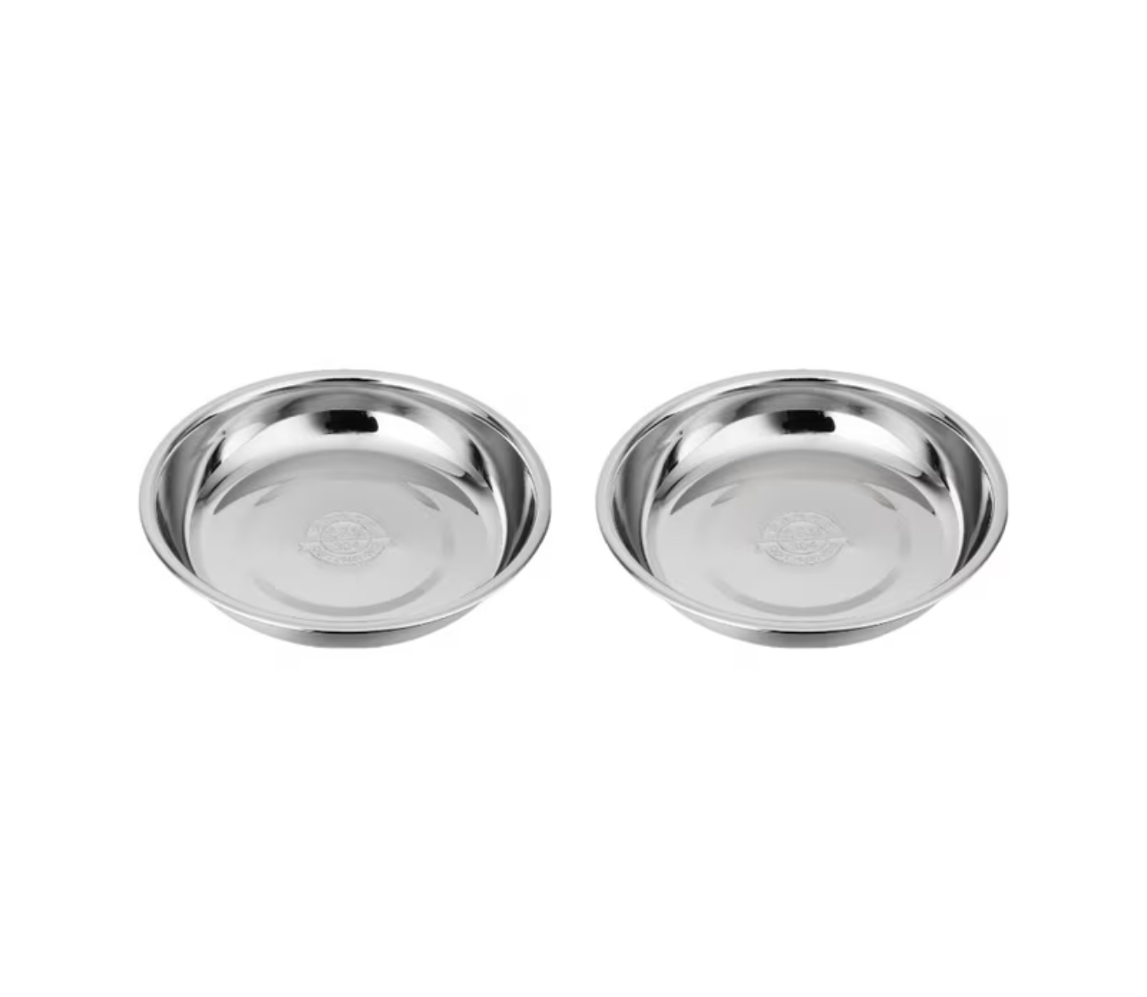 Stainless Steel Pet Feeding Bowls – Set of 2 - Image 2