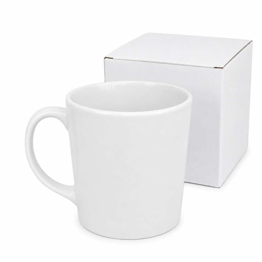 Classic Ceramic Mug – Black or White (Gift Boxed)