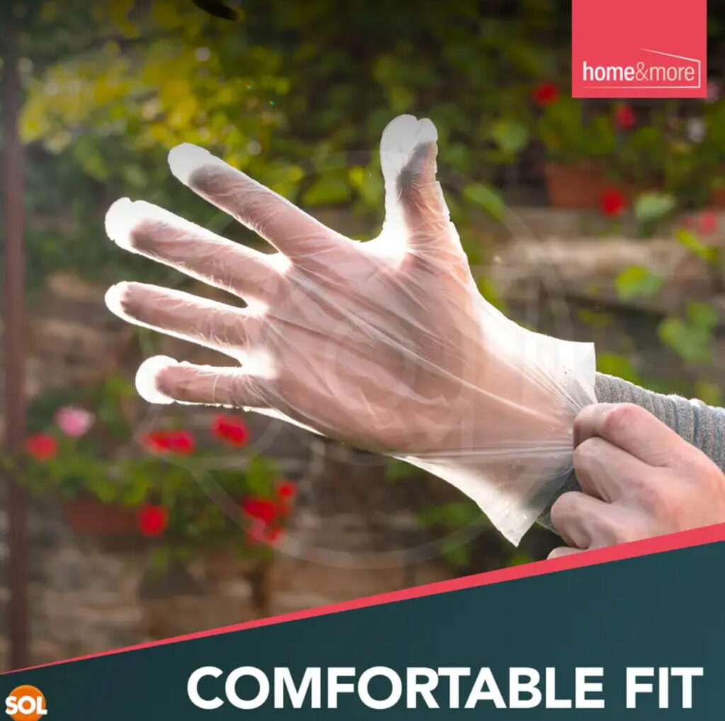 Clear Disposable Gloves (300 Pack)