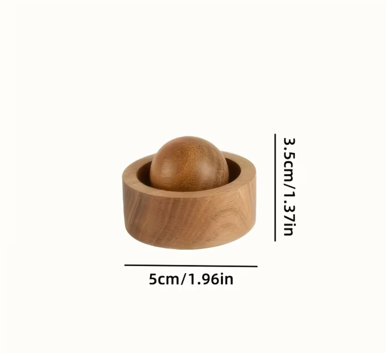 Wooden Ball Aromatherapy Car Diffuser - Image 3