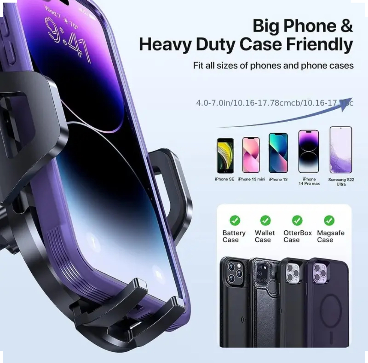 Car Phone Mount – Suction Cup Dashboard Holder - Image 3