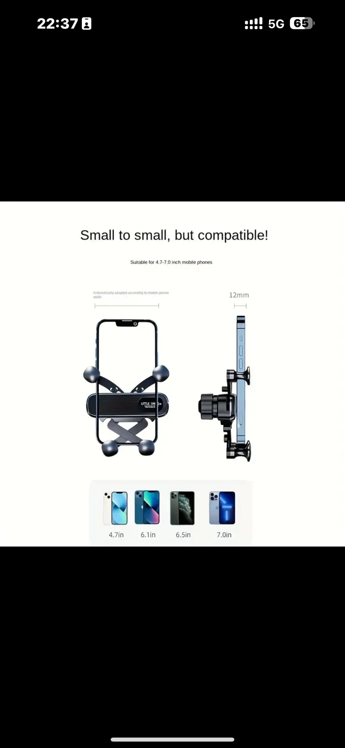 Multi-Angle Vent Phone Mount – Adjustable Gravity Holder - Image 4
