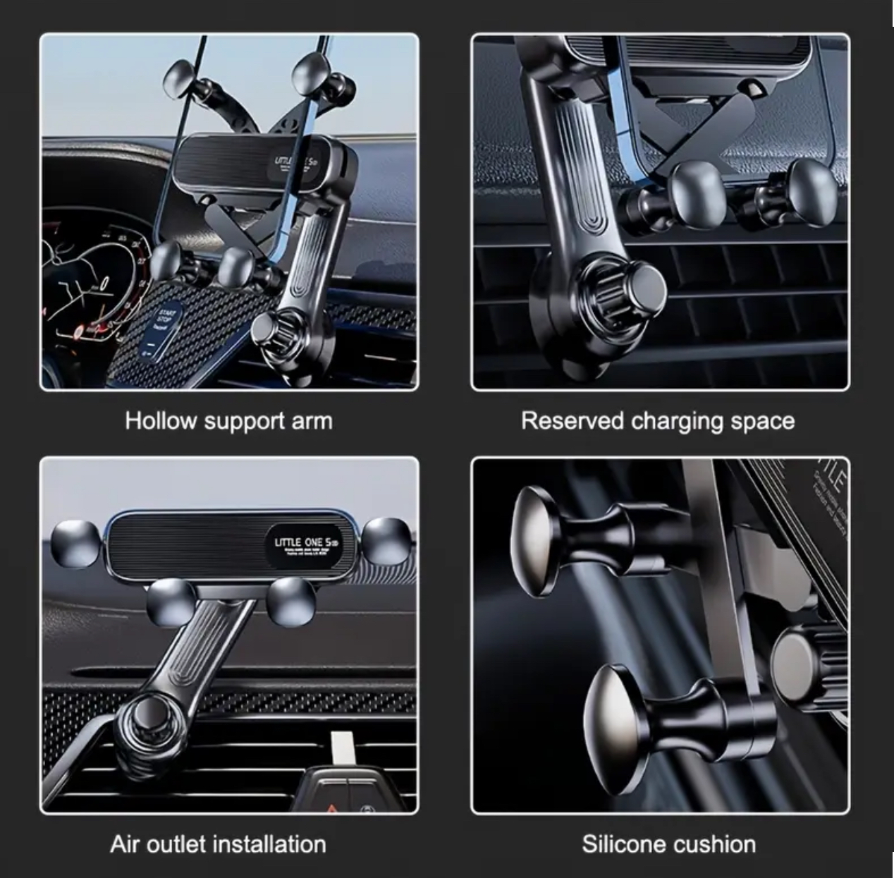 Multi-Angle Vent Phone Mount – Adjustable Gravity Holder - Image 6