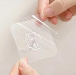 Transparent Adhesive Wall Hook – Metal Wire Design - Image 3