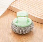 Stainless Steel Wire Scourer with Handle