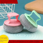 Stainless Steel Wire Scourer with Handle - Image 2