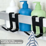 Stainless Steel Glass Shower Door Hook – No Drill - Image 2